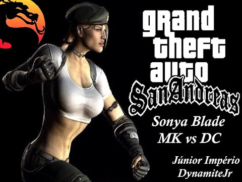Sonya Blade de Mortal Kombat vs DC