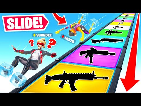 SLIDING *ONLY* For LOOT Game Mode in Fortnite Battle Royale