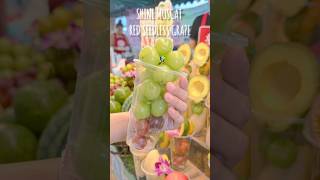 1,50 Shine Mu Ve Kırmızı Çekirdeksiz Üzümlü Smoothie, Muhteşem Asya Sokak Içeceği