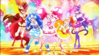 1080P Cure A La Mode Decoration Kirakira Precure A La Mode Group Transformation