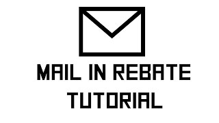 How to do mail in rebates?