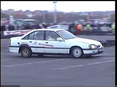 Cosmin Opel Omega Drift part 2 Urban Driving Skills Iasi Carrefour Era