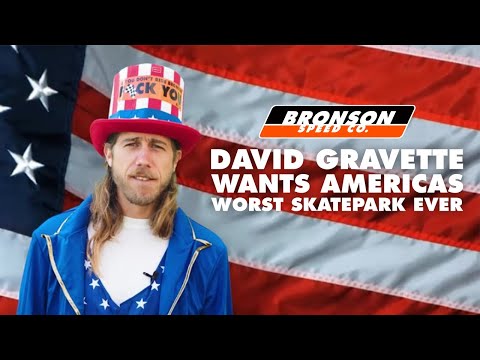 David Gravette WANTS America’s Worst Skatepark Ever Contest!