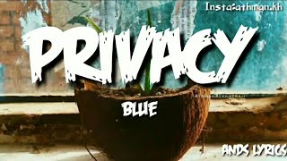 Watch Blue Privacy video