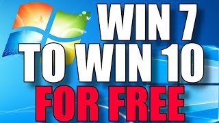Upgrade Windows 7 To Windows 10 For FREE! I'll Show You How. No Boot Media Required!