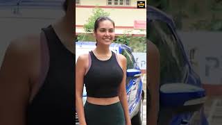 Esha Gupta Flaunts Her Curves In Gym Outfit