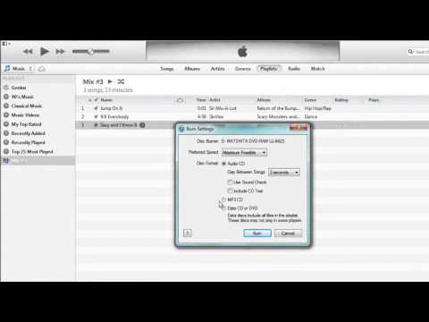 How to Burn Songs from iTunes to a CD
