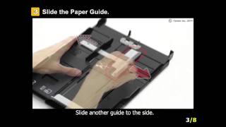 PIXMA MG7520: Setting A5 or larger paper (cassette 2)