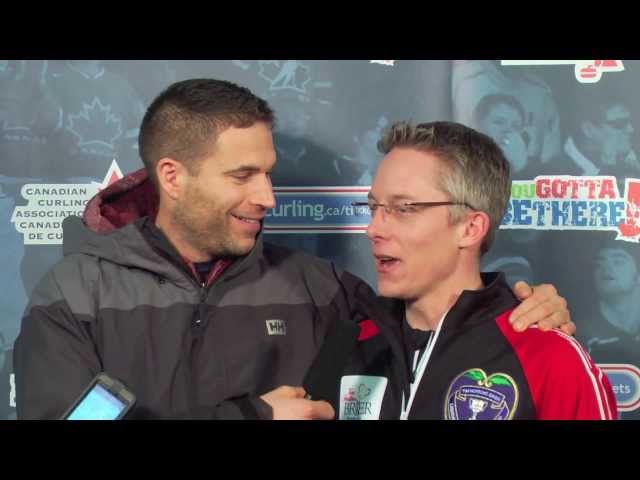 Draw 10 Media Scrum - 2014 Tim Hortons Brier