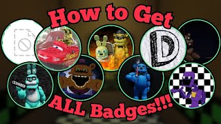 How To Get All Badges Fnaf Meme Rp Roblox