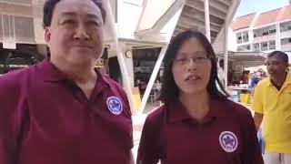 Lim Tean & His New Blood Shanon Walk About At Round Market Tampines Grc