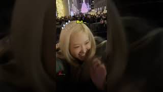 The Police Asked Rosé To Sit In The Car