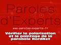 pointage parabole
