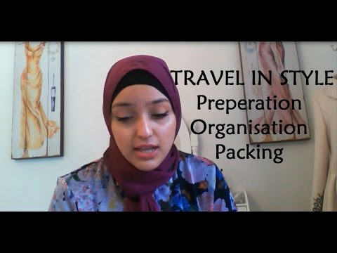 TRAVEL IN STYLE - Preparation, Organisation + Packing! | @sara_why - YouTube