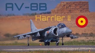 Festa al Cel 2017 - AV-8B Harrier LOUD flight! - HD50fps