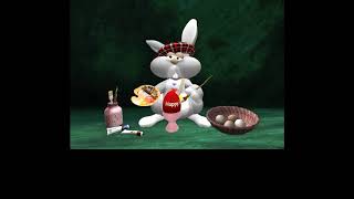 Easter Music Box Painting Bunny Demo Sl