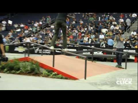 Ishod Wair kick flip backside lip SLS Ontario 2012