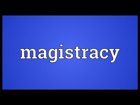 Header of magistracy