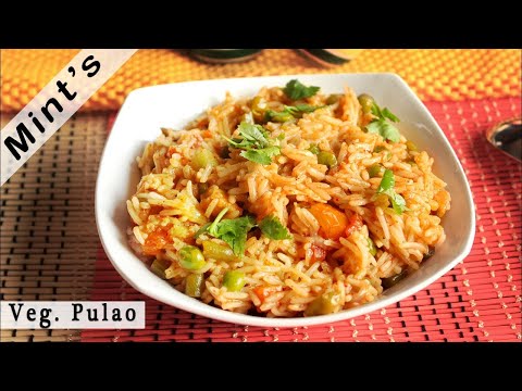 Veg Pulao Recipe in Hindi - Vegetable Pulao in Pressure Cooker - Vegan Indian Recipes - Ep-93