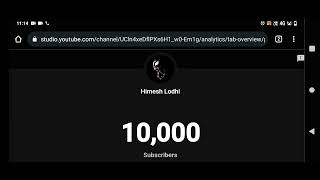 10K Subscribers Count || Thanks For 10K Subscribers || Himesh Lodhi ||  #Himeshlodhi #Avengers
