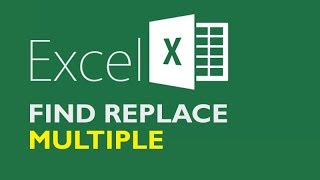 Find And Replace Multiple Values In Excel - All At Once