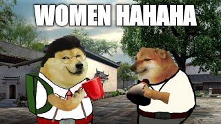 Women Hahaha Doge Meme Template Hd Woman Meme Template
