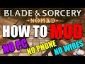 How to Mod BLADE AND SORCERY: NOMAD WITHOUT A PC, Wire or PHONE! meta quest 2
