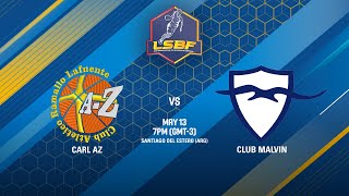 Carl-Az (BOL) vs. Club Malvin (URU) - South American Women's Basketball League