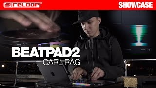 World class finger drummer Carl Rag performs on Beatpad 2