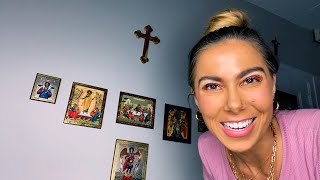 CATHOLIC ROOM TOUR: ICONS & CRUCIFIXES & STATUES!