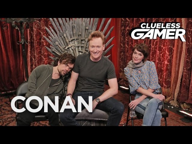 Conan Plays Overwatch With Peter Dinklage And Lena Headey - Video