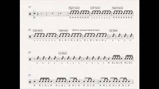MS Snare Buzz Warm up 100