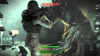 Coldscape Fallout 4 A Sword & A Deathclaw
