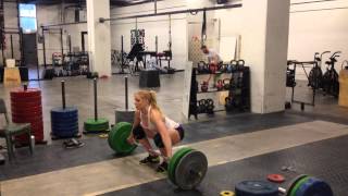 Snatch: 65 x 2 reps by Annie Míst Thórisdóttir