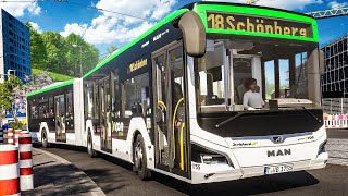 Man New Lions City Erste Fahrt Auf Neuer Linie City Transport Simulator Bus Simulator