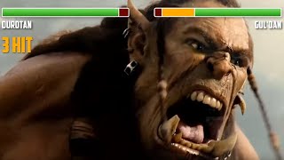 Durotan Vs. Guldan With Healthbars Hd Warcraft
