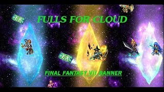 Ffbe 70 Pulls For Cloud - Final Fantasy Vii Banner