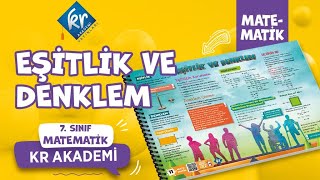 7.Sınıf Matematik Eşitlik Ve Denklem Eşitlik,Denklem,Eşitliğin Korunumu Ve Denklem Çözme