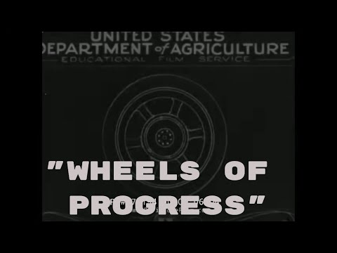 1920s EARLY AUTOS & HORSE DRAWN VEHICLES "WHEELS OF PROGRESS" ASSEMBLY LINE 78194