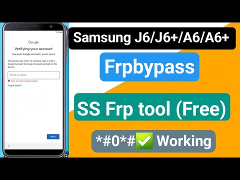 Samsung Galaxy J6/J6+/A6/A6+ frp bypass 2023 (SS frp Samsung Galaxy J6/J6+/A6/A6+ frp bypass 2023 (SS frp
