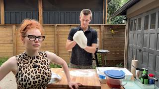 Making Our First Corn Pizza