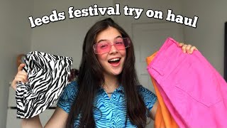 Huge Festival Clothing Try On Haul Leeds Festival Outfit Ideas Shein Haul 2021