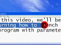 Visual Basic 2008 - How to Launch a Program with Parameters