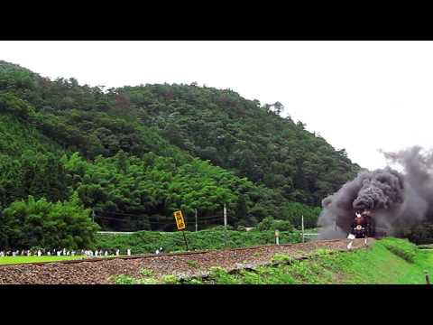 ｢警笛の嵐！｣SLやまぐち号　長門峡駅