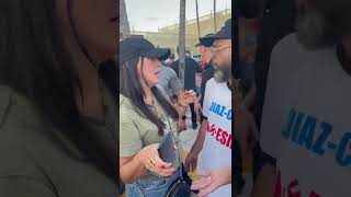 Alex Otaola Con Mariela Rodriguez At Versailles Restaurant- Miami