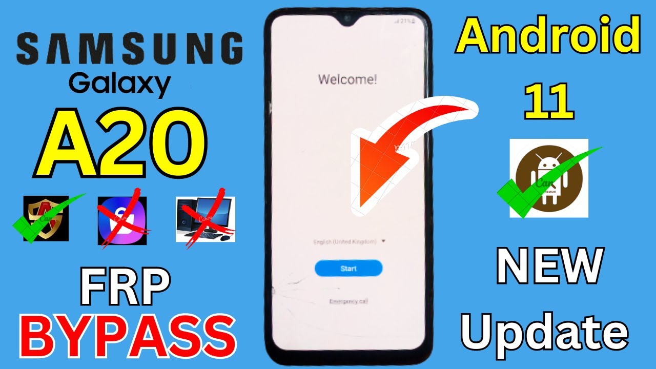 Samsung A20 | android 11 FRP bypass || google account Samsung A20 | android 11 FRP bypass || google account