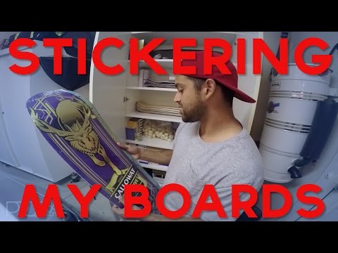 PAUL RODRIGUEZ l HOW I STICKER MY BOARD