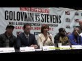 Golovkin vs Stevens Main Event Final Press Conference