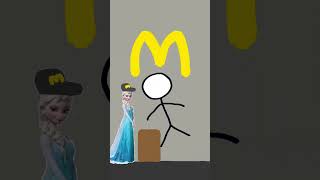 Elsa Working For Mcdonalds