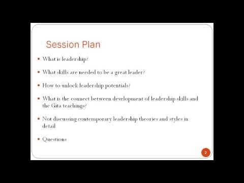 Copy of Learning leadership principles from the Bhagavad Gita...